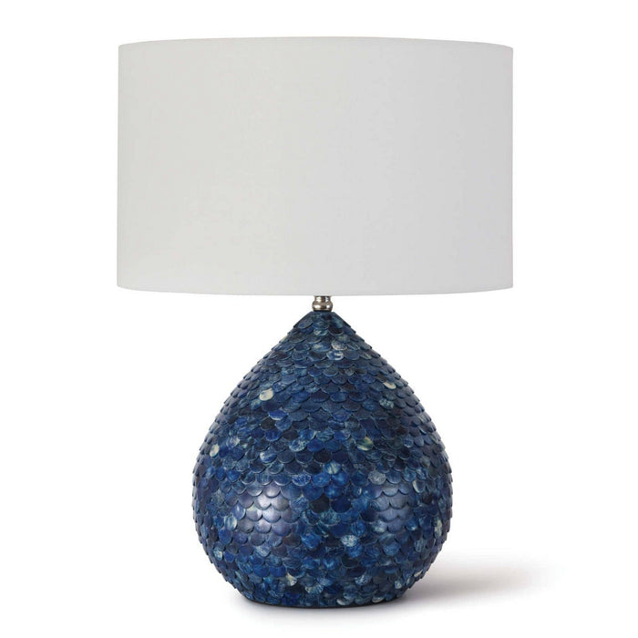Regina Andrew 13-1326BLU One Light Table Lamp, Blue