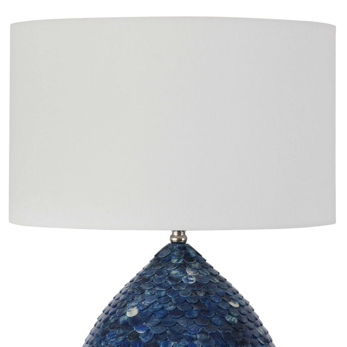 Regina Andrew 13-1326BLU One Light Table Lamp, Blue