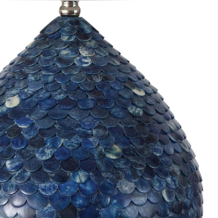 Regina Andrew 13-1326BLU One Light Table Lamp, Blue