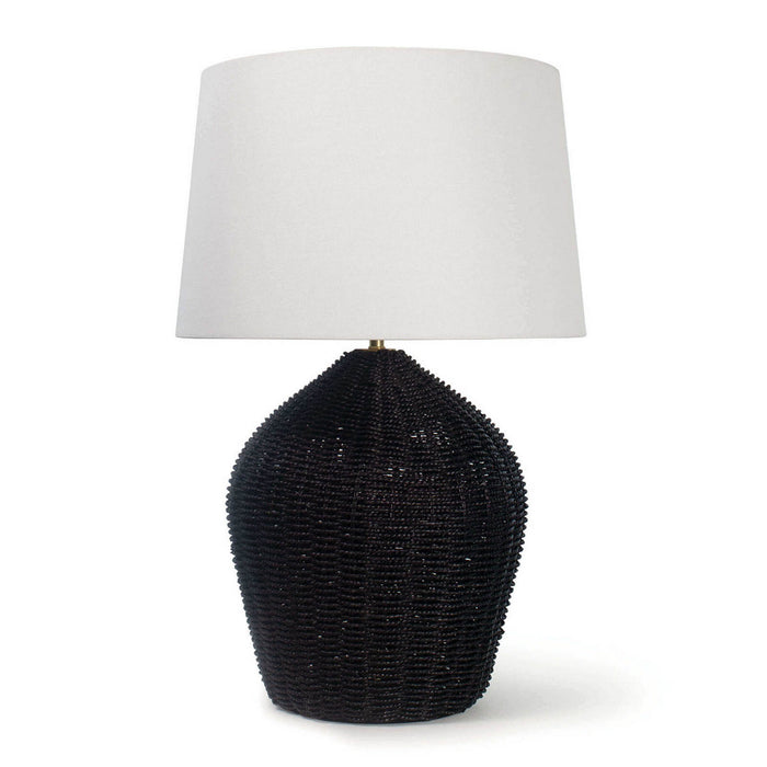 Regina Andrew 13-1372BLK One Light Table Lamp, Black