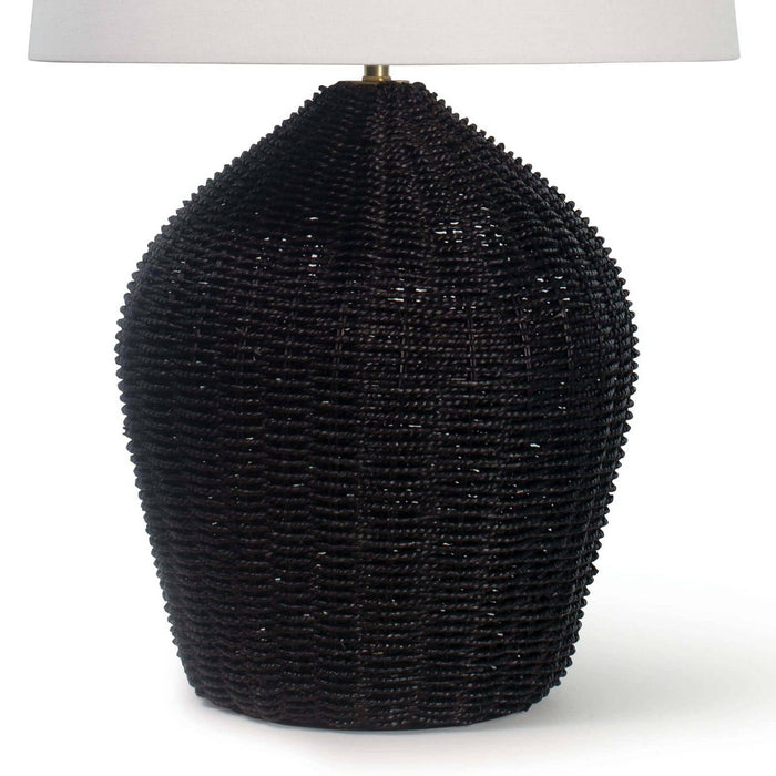 Regina Andrew 13-1372BLK One Light Table Lamp, Black