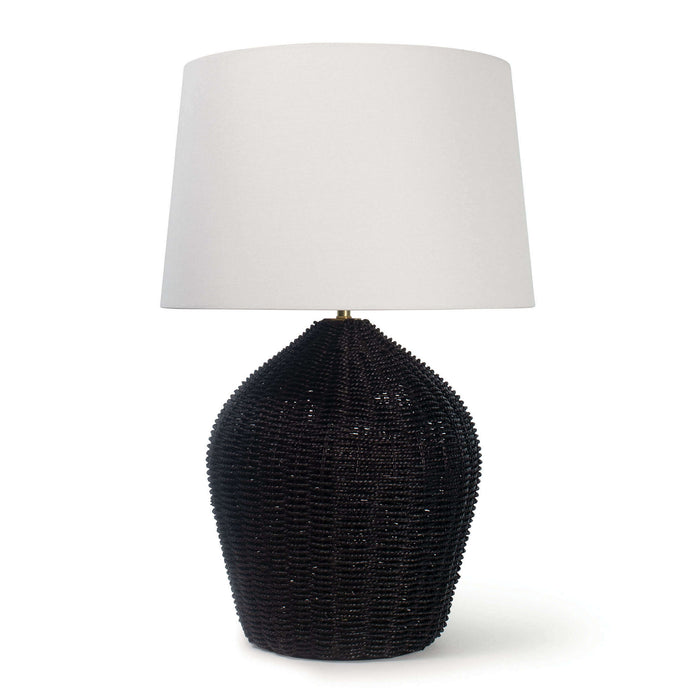 Regina Andrew 13-1372BLK One Light Table Lamp, Black