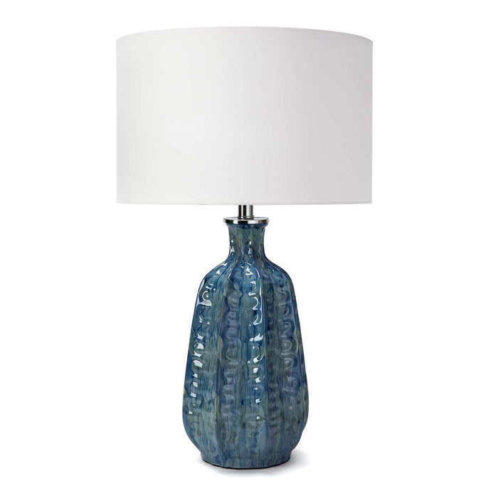 Regina Andrew 13-1423BL One Light Table Lamp, Blue