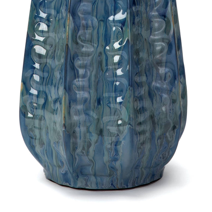 Regina Andrew 13-1423BL One Light Table Lamp, Blue