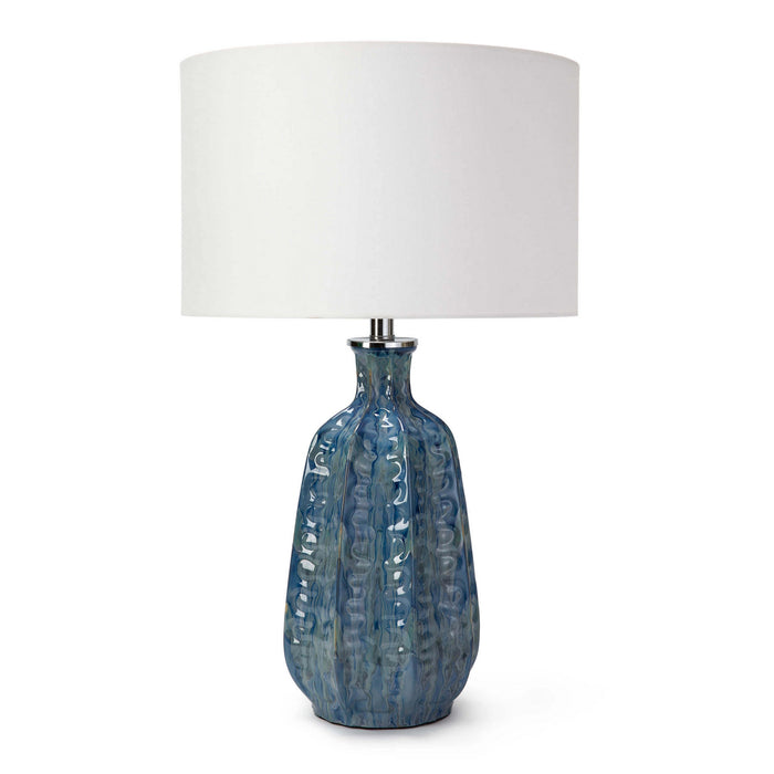 Regina Andrew 13-1423BL One Light Table Lamp, Blue