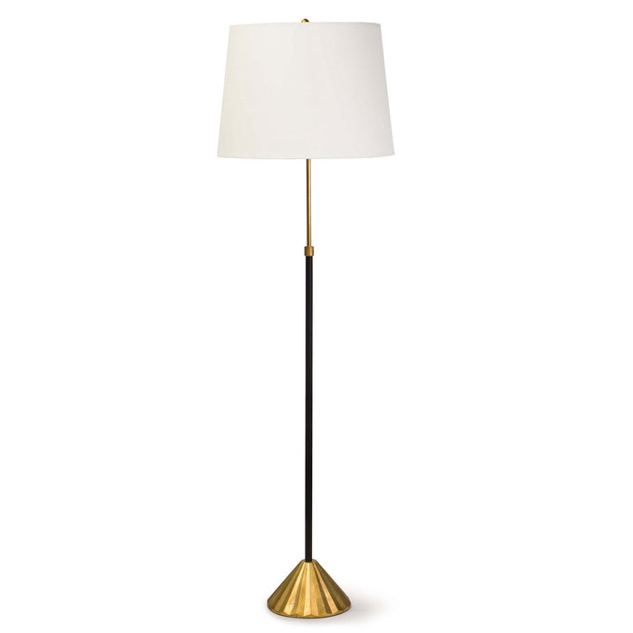 Regina Andrew 14-1033 One Light Floor Lamp, Gold Leaf