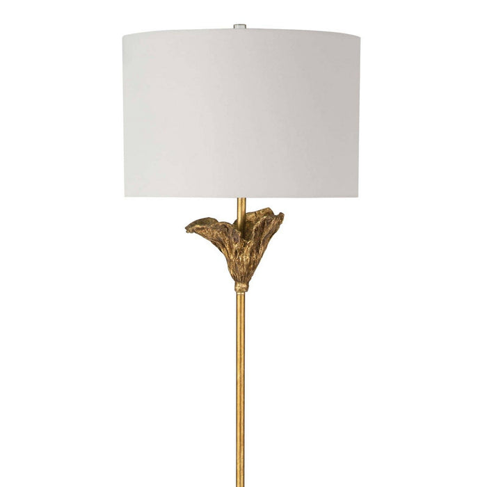 Regina Andrew 14-1037 One Light Floor Lamp, Antique Gold Leaf
