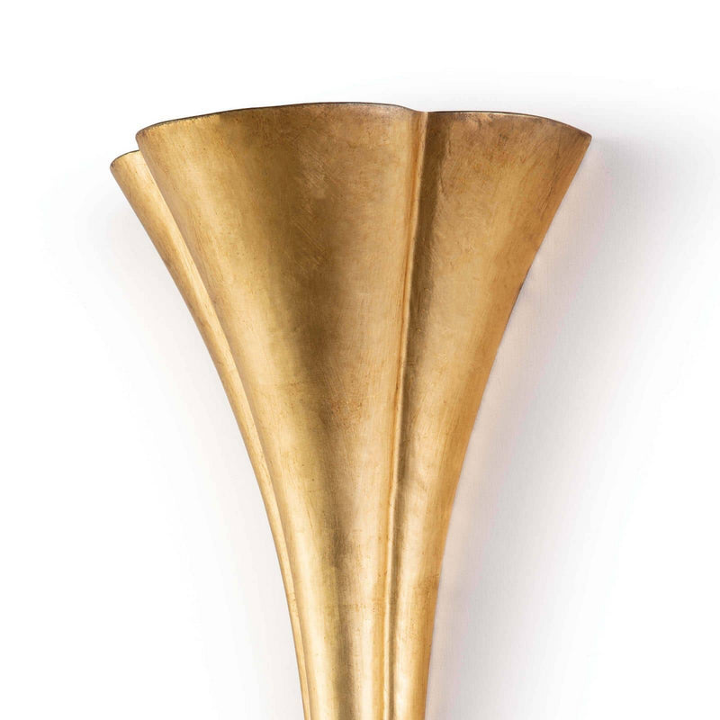 Regina Andrew 15-1095 One Light Wall Sconce, Gold Leaf