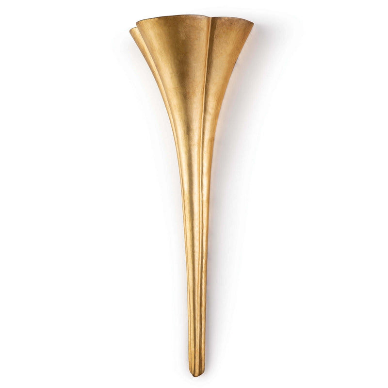 Regina Andrew 15-1095 One Light Wall Sconce, Gold Leaf