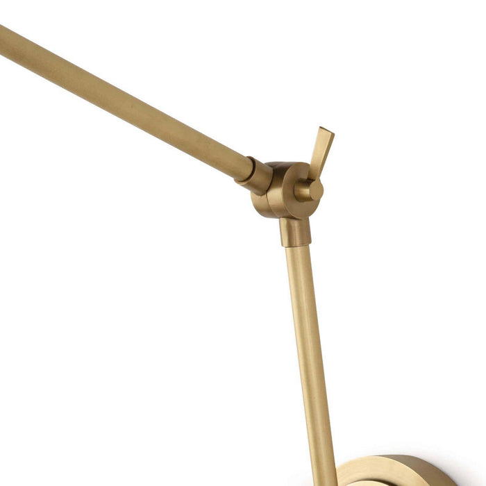Regina Andrew 15-1115NB LED Wall Sconce, Natural Brass