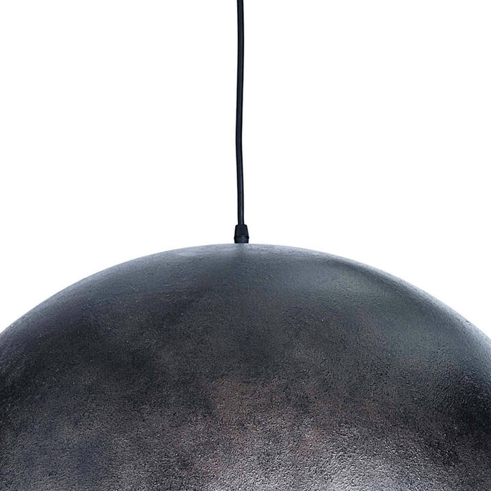 Regina Andrew 16-1090BLK One Light Pendant, Blackened Steel