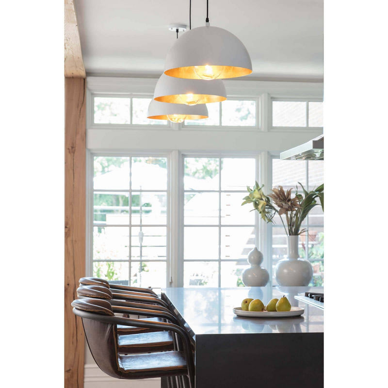 Regina Andrew 16-1090WT One Light Pendant, White