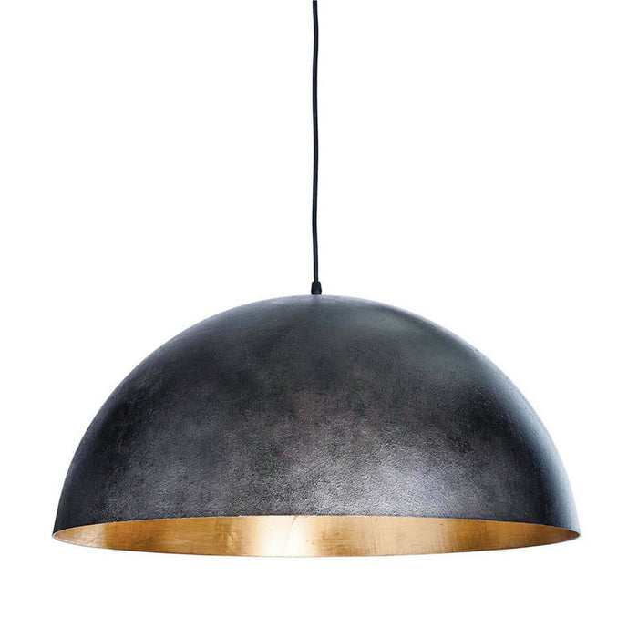 Regina Andrew 16-1091BLK One Light Pendant, Blackened Steel