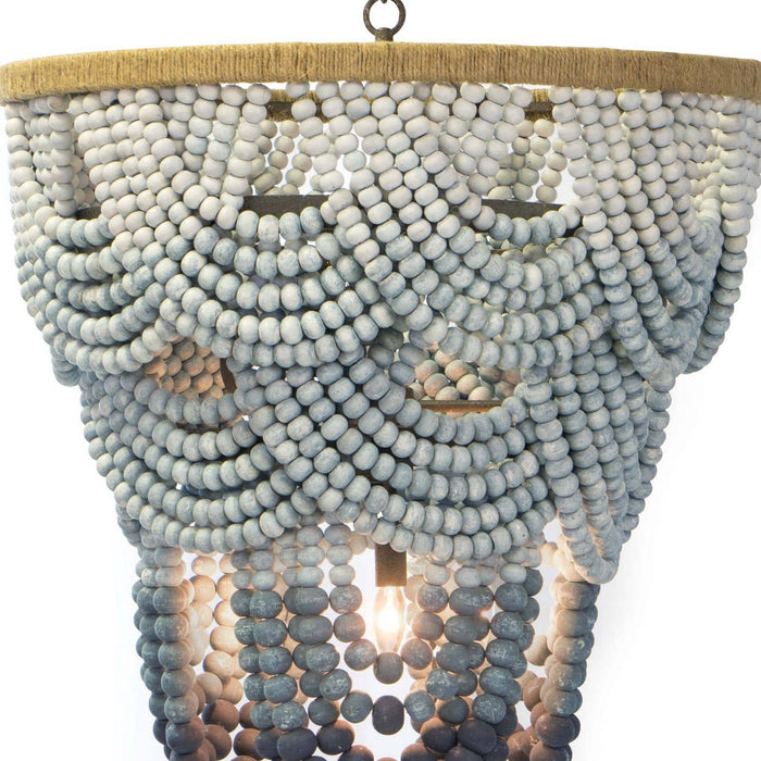 Regina Andrew 16-1179 Six Light Chandelier, Blue