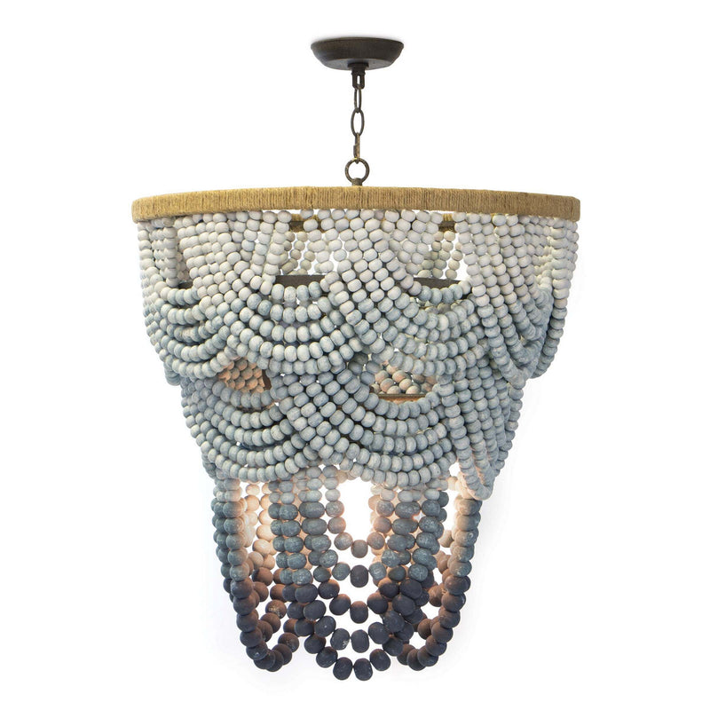 Regina Andrew 16-1179 Six Light Chandelier, Blue