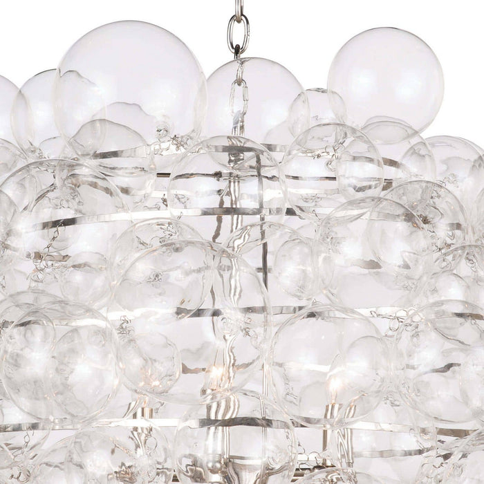 Regina Andrew 16-1202 Six Light Chandelier, Clear
