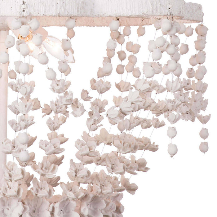 Regina Andrew 16-1233 Four Light Chandelier, White