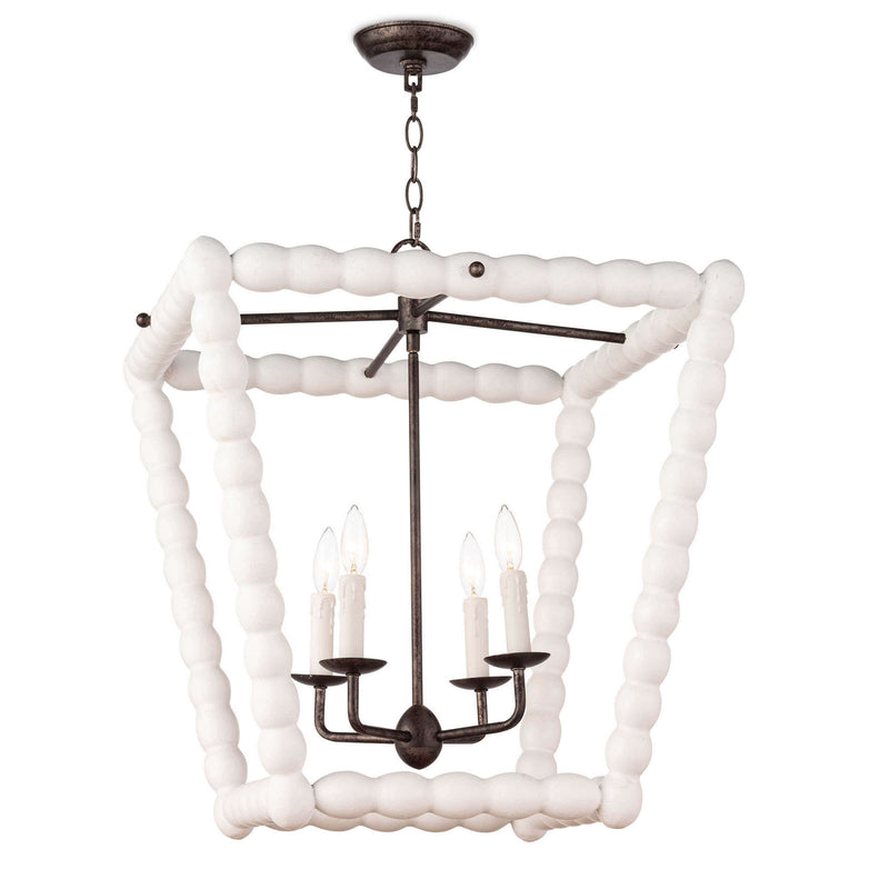 Regina Andrew 16-1254WT Four Light Lantern, White