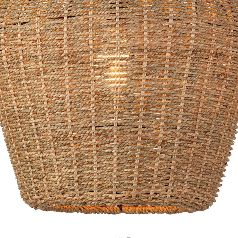 Regina Andrew 16-1261NAT One Light Pendant, Natural