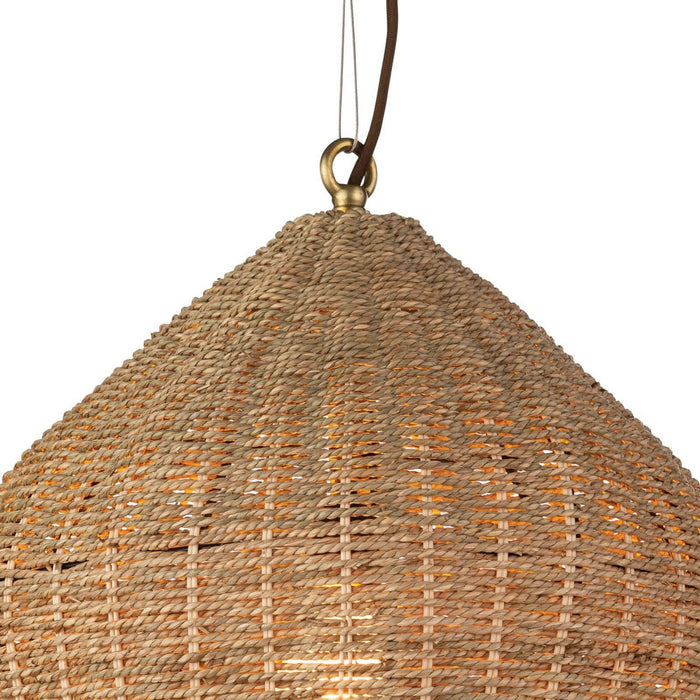 Regina Andrew 16-1261NAT One Light Pendant, Natural