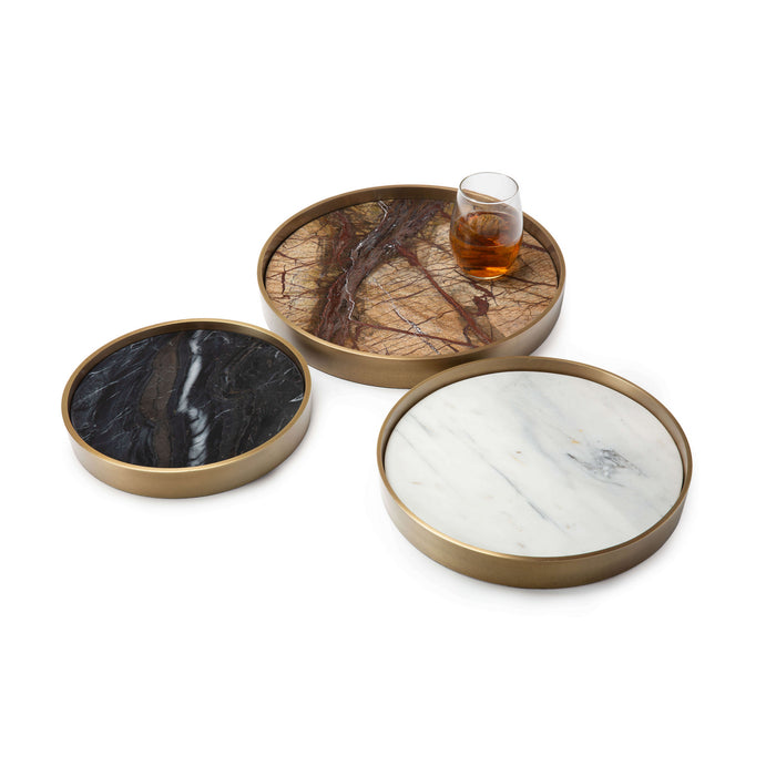 Regina Andrew 20-1357 Serving Tray, Natural Brass
