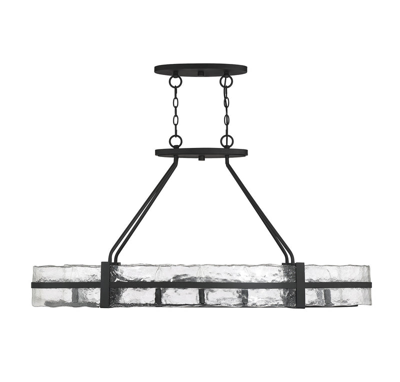 Savoy House 1-1852-10-89 Ten Light Chandelier, Matte Black