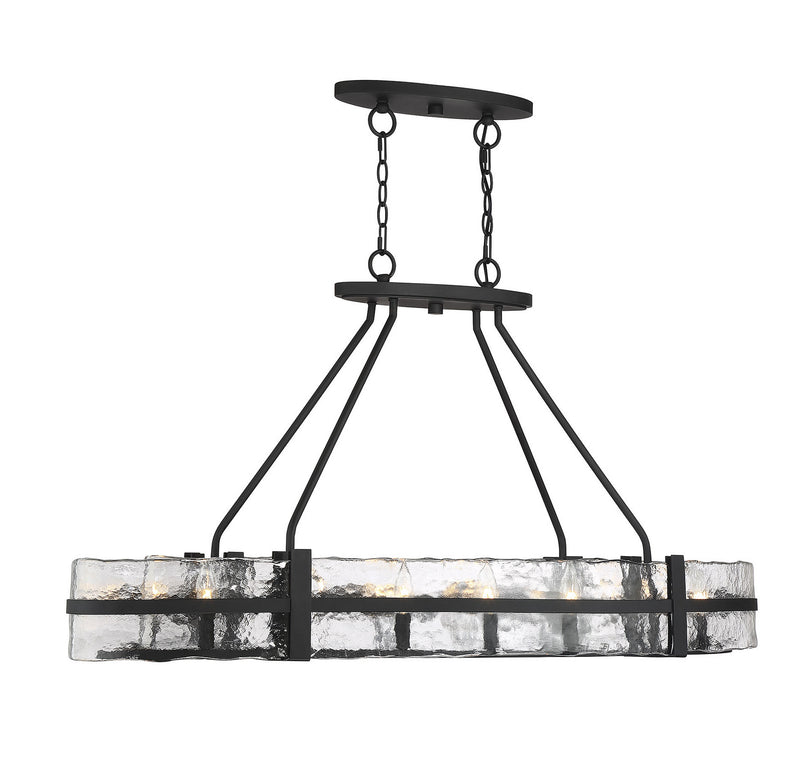 Savoy House 1-1852-10-89 Ten Light Chandelier, Matte Black