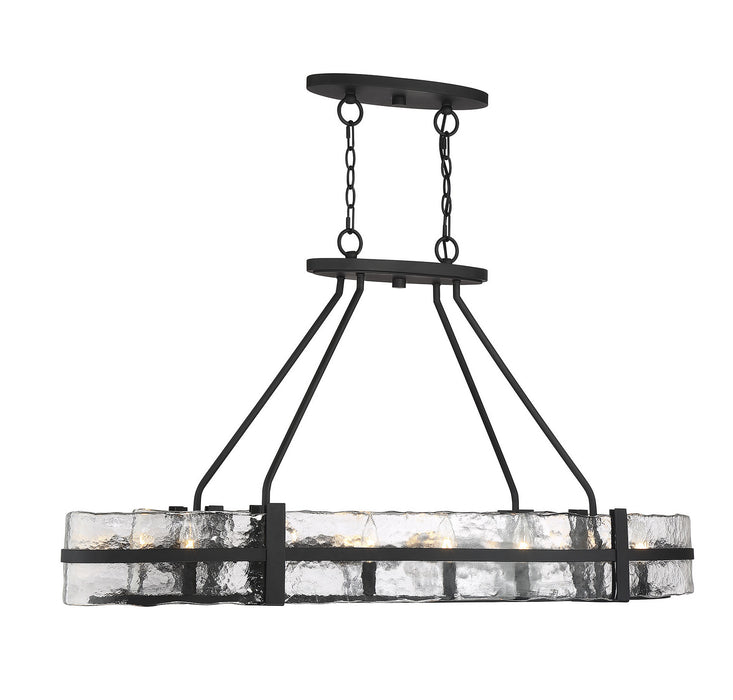 Savoy House 1-1852-10-89 Ten Light Chandelier, Matte Black
