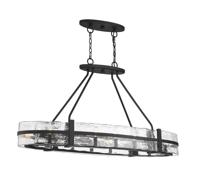 Savoy House 1-1852-10-89 Ten Light Chandelier, Matte Black