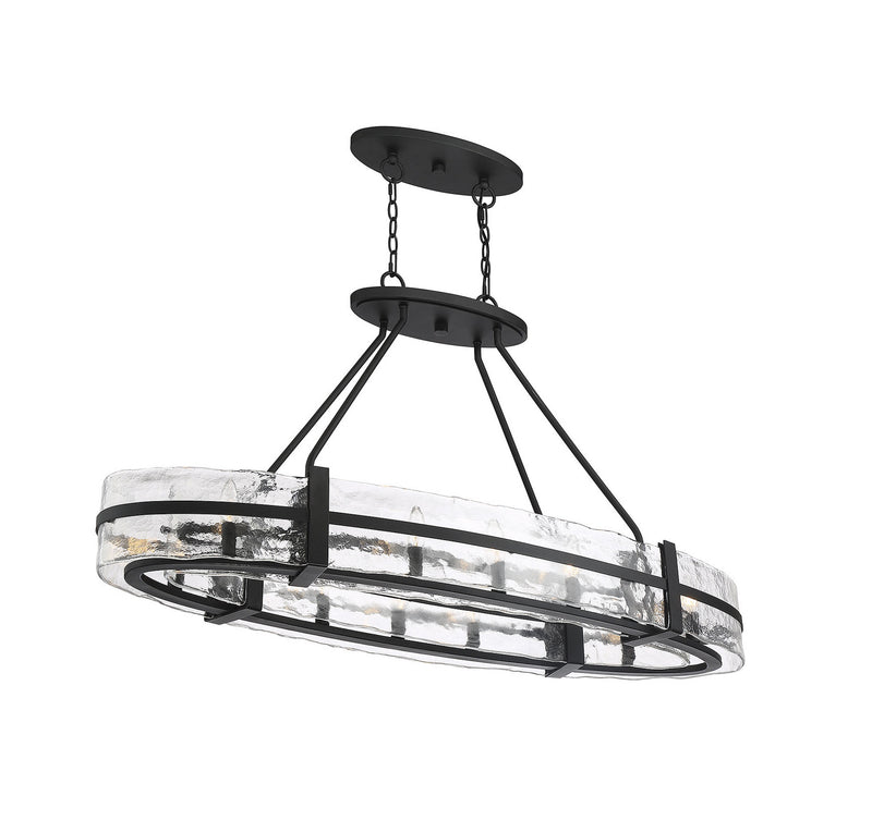 Savoy House 1-1852-10-89 Ten Light Chandelier, Matte Black