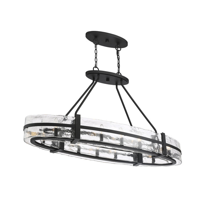 Savoy House 1-1852-10-89 Ten Light Chandelier, Matte Black