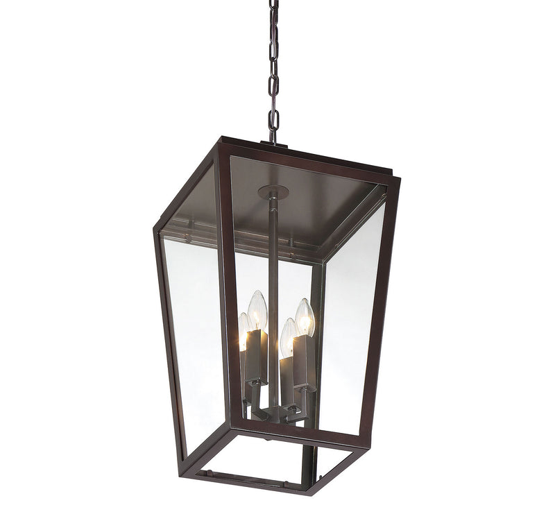 Savoy House 5-549-13 Four Light Outdoor Hanging Lantern, English Bronze