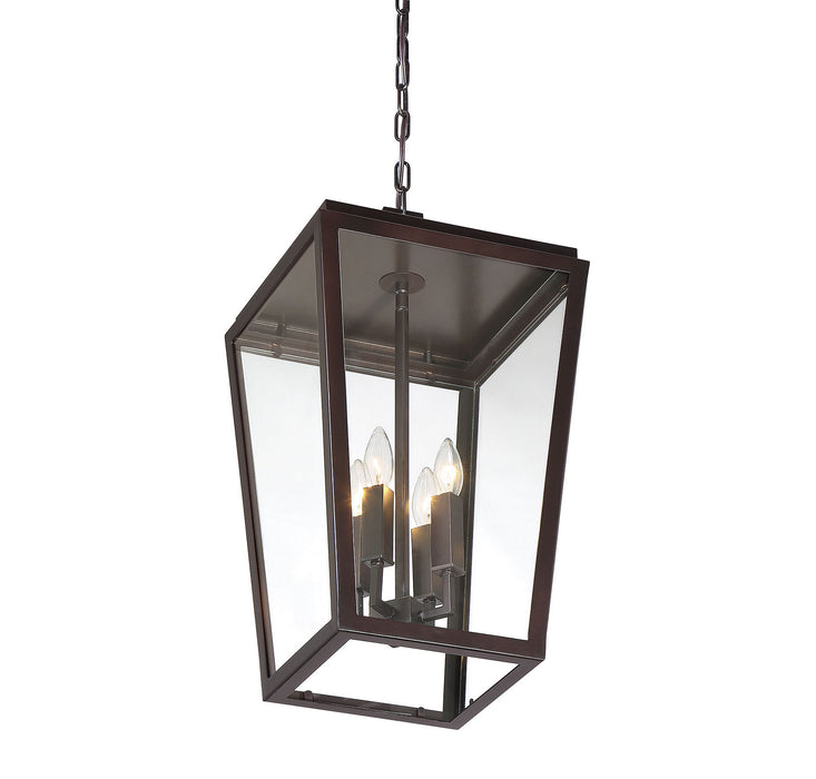Savoy House 5-549-13 Four Light Outdoor Hanging Lantern, English Bronze