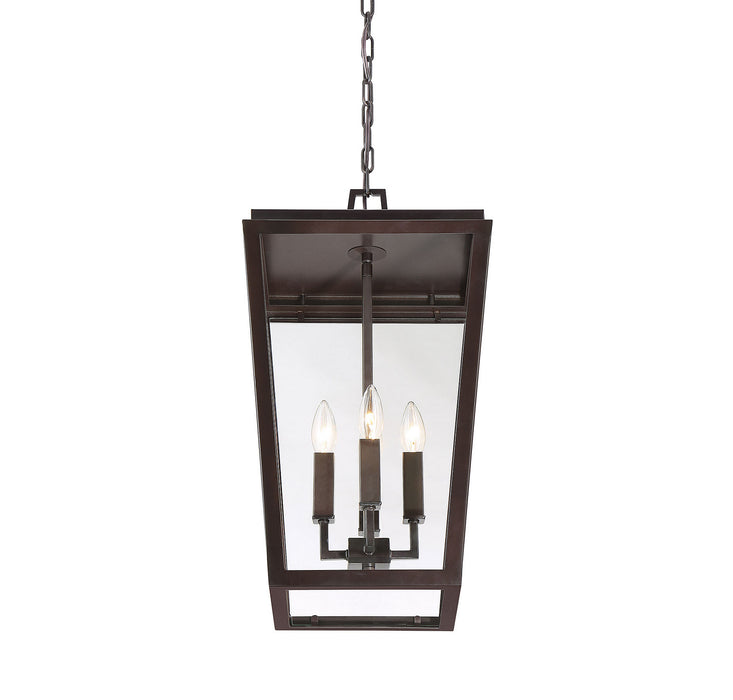 Savoy House 5-549-13 Four Light Outdoor Hanging Lantern, English Bronze