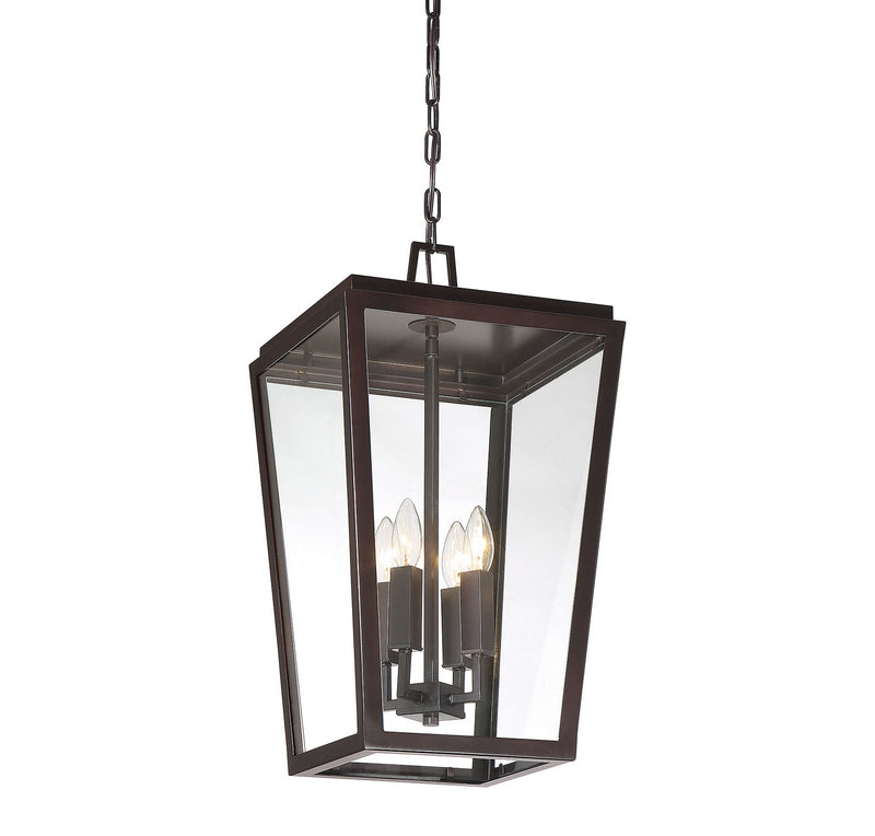 Savoy House 5-549-13 Four Light Outdoor Hanging Lantern, English Bronze
