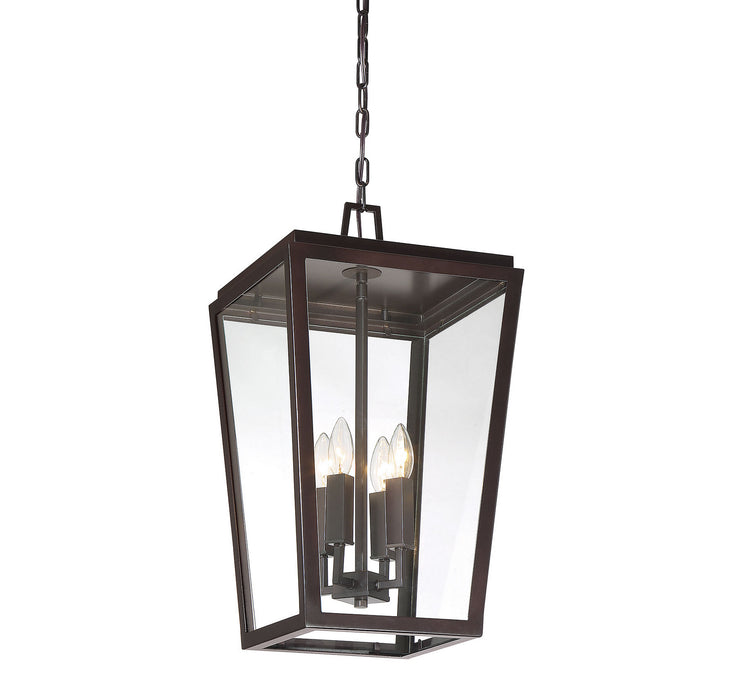 Savoy House 5-549-13 Four Light Outdoor Hanging Lantern, English Bronze