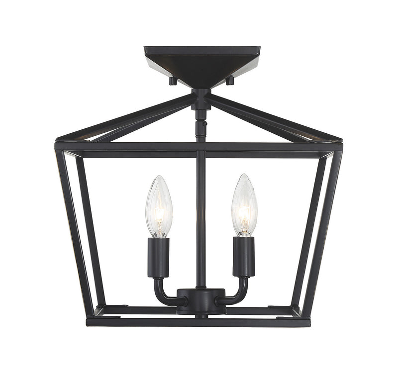 Savoy House 6-328-4-44 Four Light Semi-Flush Mount, Classic Bronze