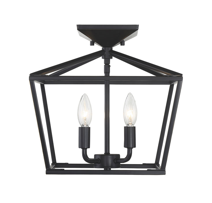 Savoy House 6-328-4-44 Four Light Semi-Flush Mount, Classic Bronze