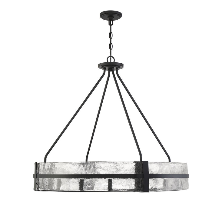 Savoy House 7-1851-12-89 12 Light Pendant, Matte Black
