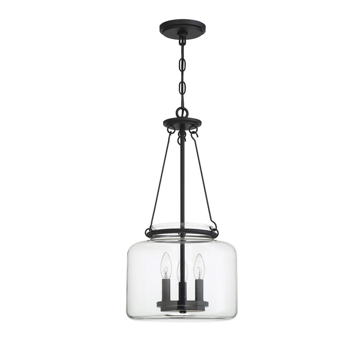 Savoy House 7-9006-3-89 Three Light Pendant, Matte Black