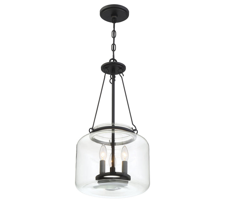 Savoy House 7-9006-3-89 Three Light Pendant, Matte Black