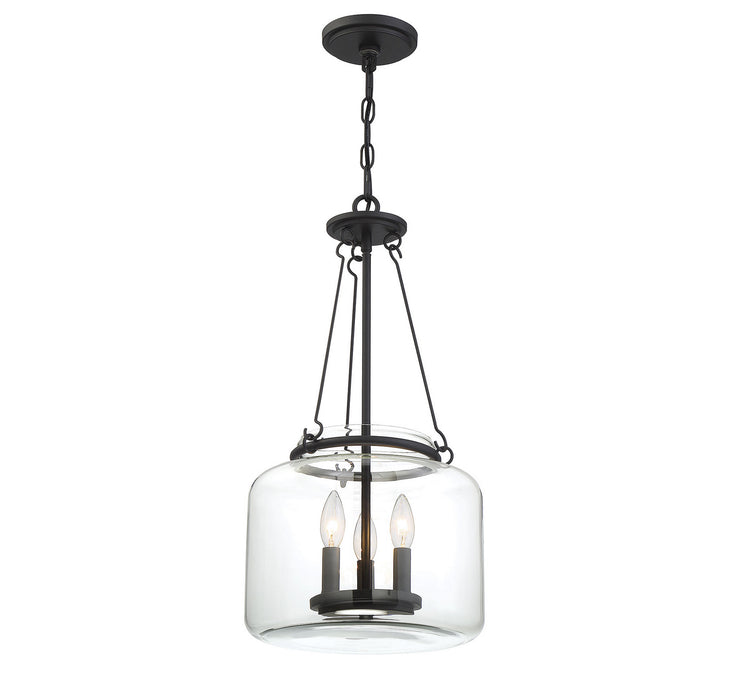 Savoy House 7-9006-3-89 Three Light Pendant, Matte Black