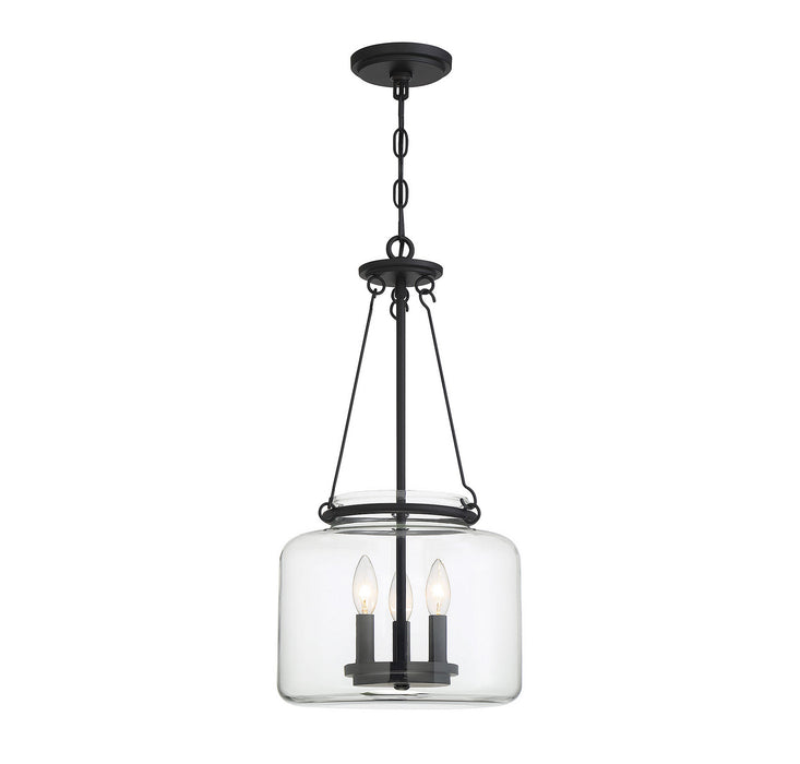 Savoy House 7-9006-3-89 Three Light Pendant, Matte Black