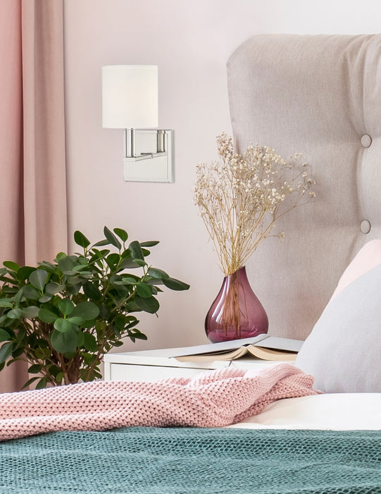 Savoy House 9-1200-1-109 One Light Wall Sconce, Polished Nickel