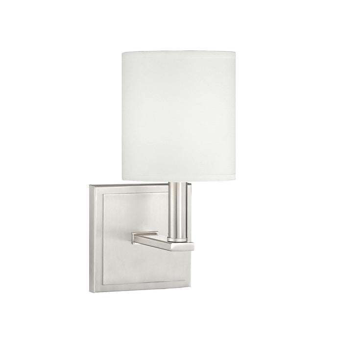 Savoy House 9-1200-1-SN One Light Wall Sconce, Satin Nickel