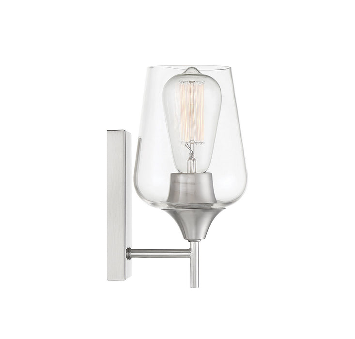 Savoy House 9-4030-1-SN One Light Wall Sconce, Satin Nickel