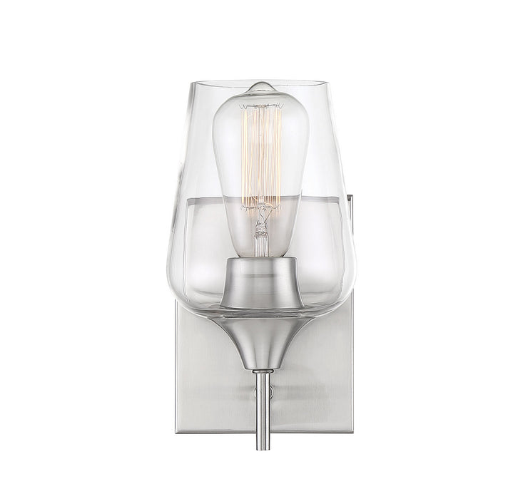 Savoy House 9-4030-1-SN One Light Wall Sconce, Satin Nickel