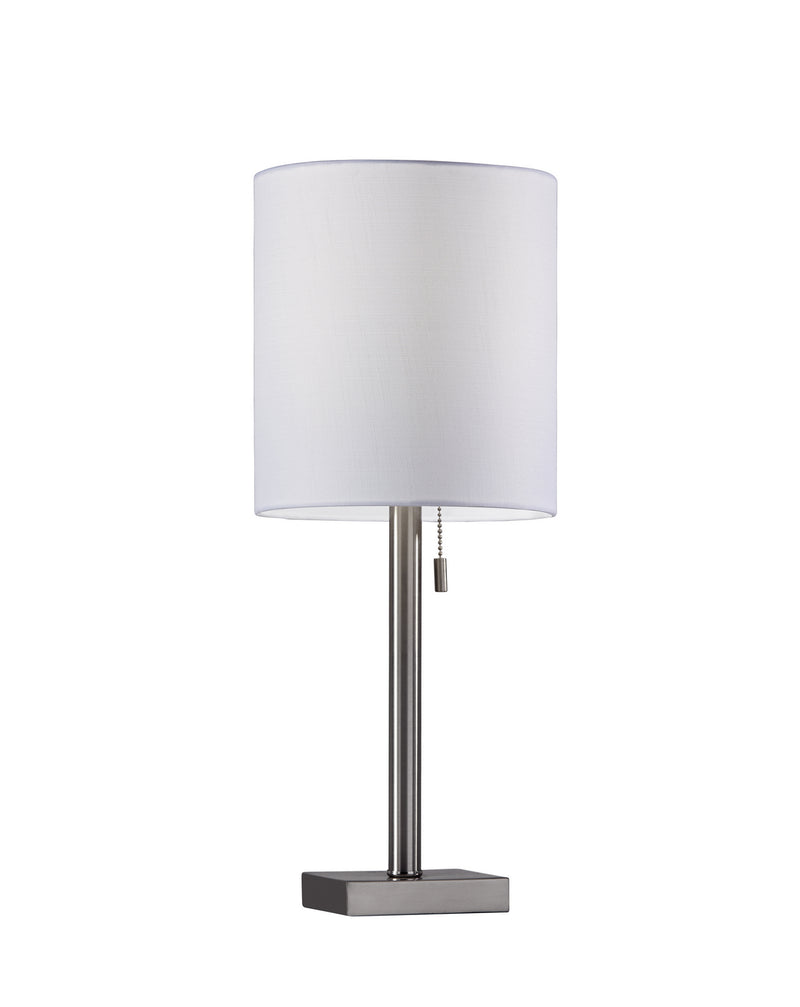 Adesso Home 1546-22 Table Lamp, Brushed Steel