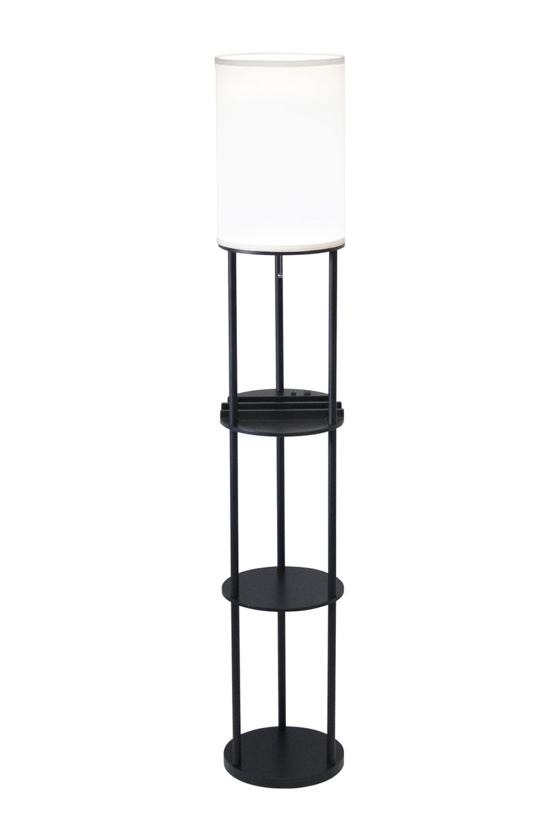 Adesso Home 3116-01 Floor Lamp, Black