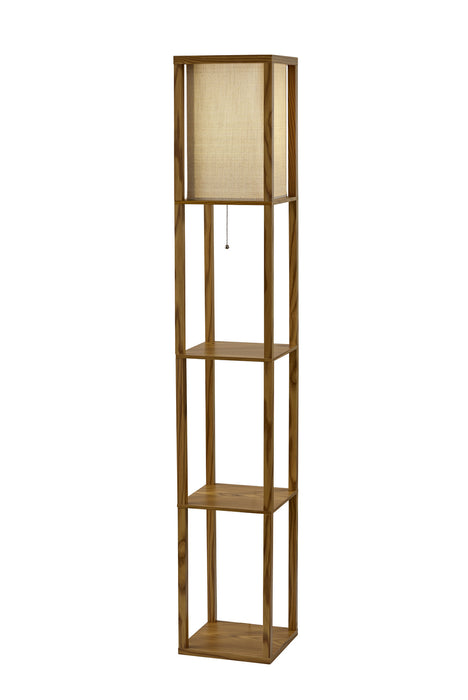 Adesso Home 3138-12 Floor Lamp, Natural Wood Veneer On Mdf
